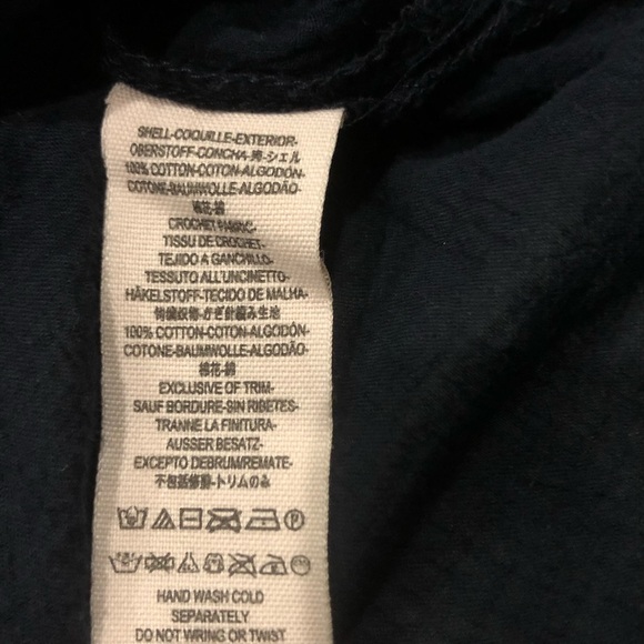 Free People Blue Kiss Kiss Tunic Top Dress Shirt S - Picture 8 of 8